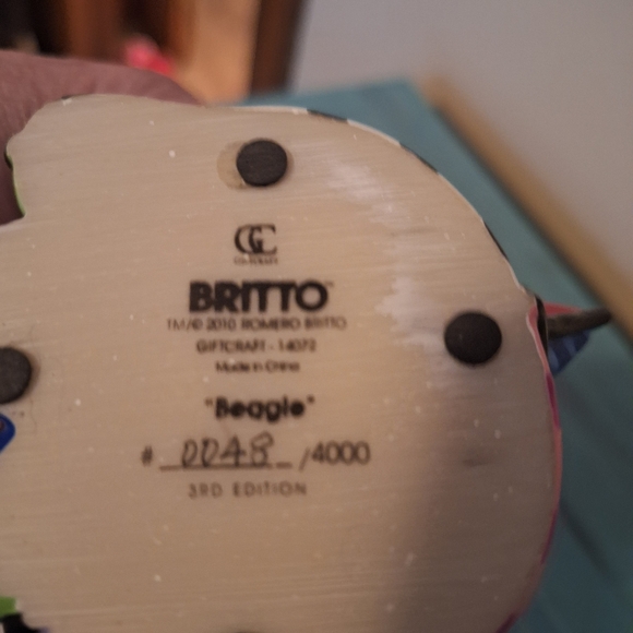 NWOT- Britton Limited "ROYALTY DOG" #0048 - Picture 5 of 9